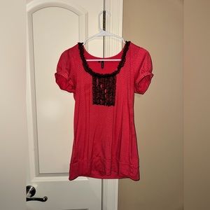Maurices Polka Dot Blouse